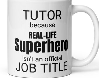 Tutor Gift, Tutor Coffee Mug Gift, Tutor Gift For Women Men, Tutor Birthday Secret Santa Thank You Christmas Gift, Gift From Student