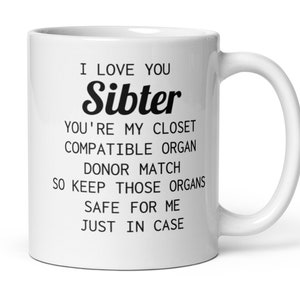 Non binary Sibling Gift, SIBTER Sibling Brother Gift For Nonbinary Sibling, SIBTER Coffee Mug Gift, Nonbinary Pride, Sibling Gifts, LGTQBIA