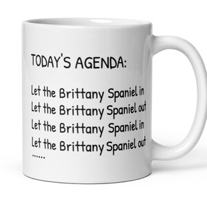Brittany Spaniel Gift, Brittany Spaniel Mug, Brittany Spaniel Mom Dad Lover Owner, Brittany Spaniel Puppy, Brittany Terrier Rescue Mom Dad