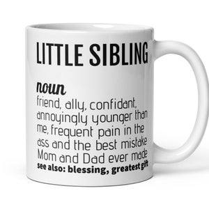 Non binary Sibling gift, Non binary Pride, LGQTBIA+ Gender non-conforming Sibling gift, Gender Fluid, Sibling Christmas Birthday gift, Mug