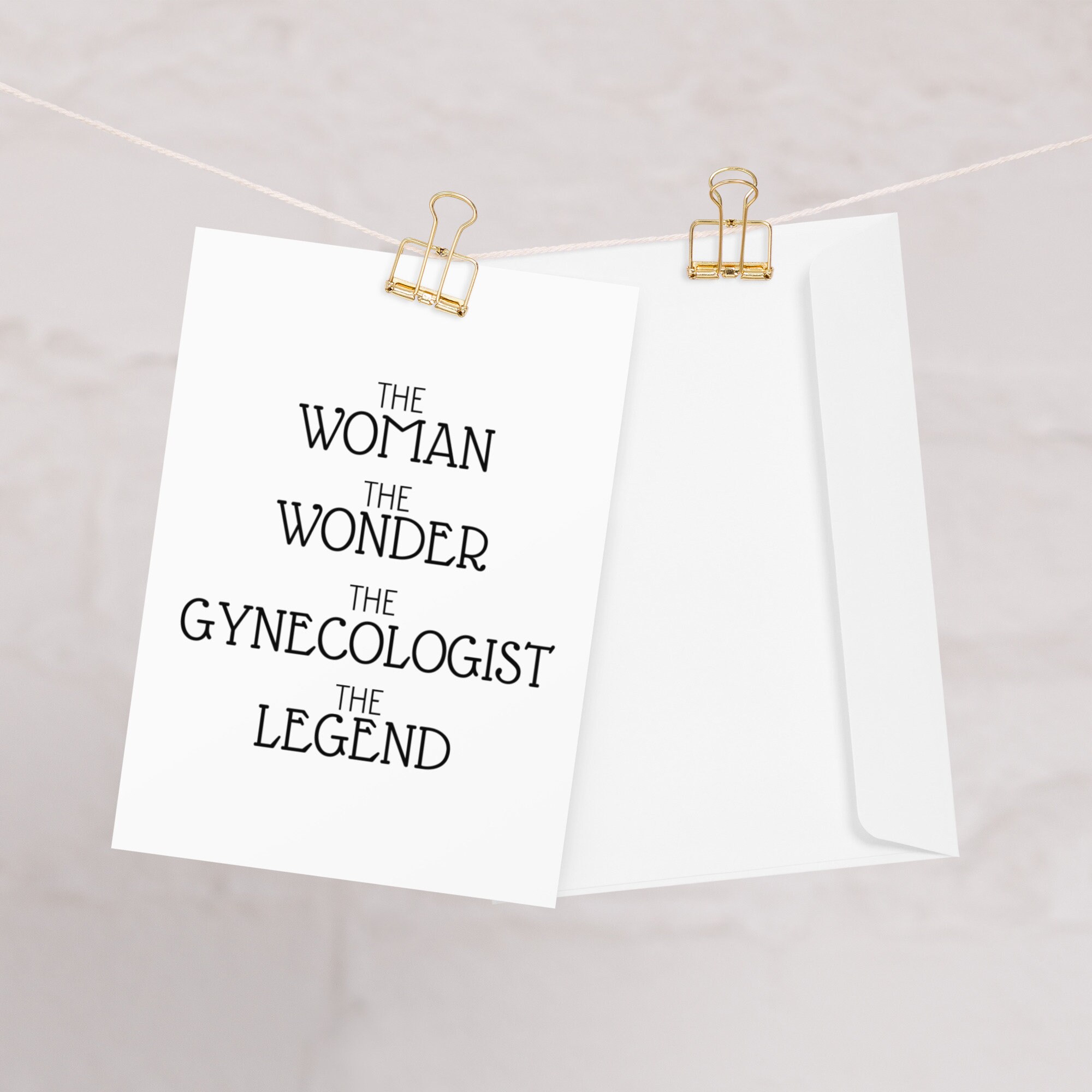 Gynecologist Greeting Card for Women, Funny Gynecologist Thank You New ...