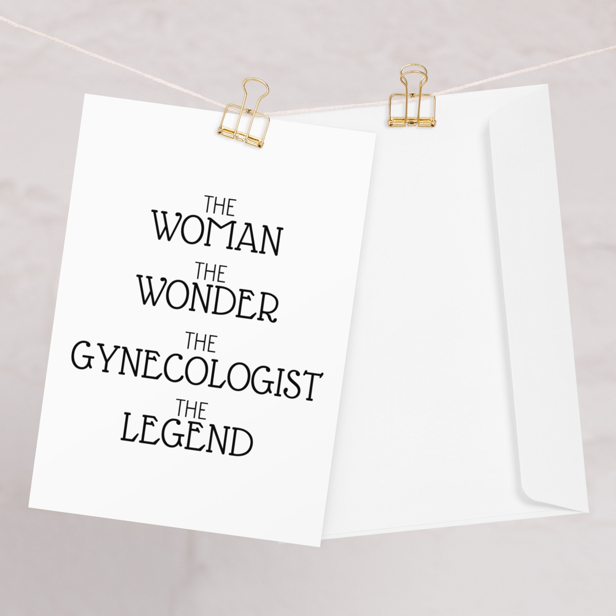 Gynecologist Greeting Card for Women, Funny Gynecologist Thank You New ...