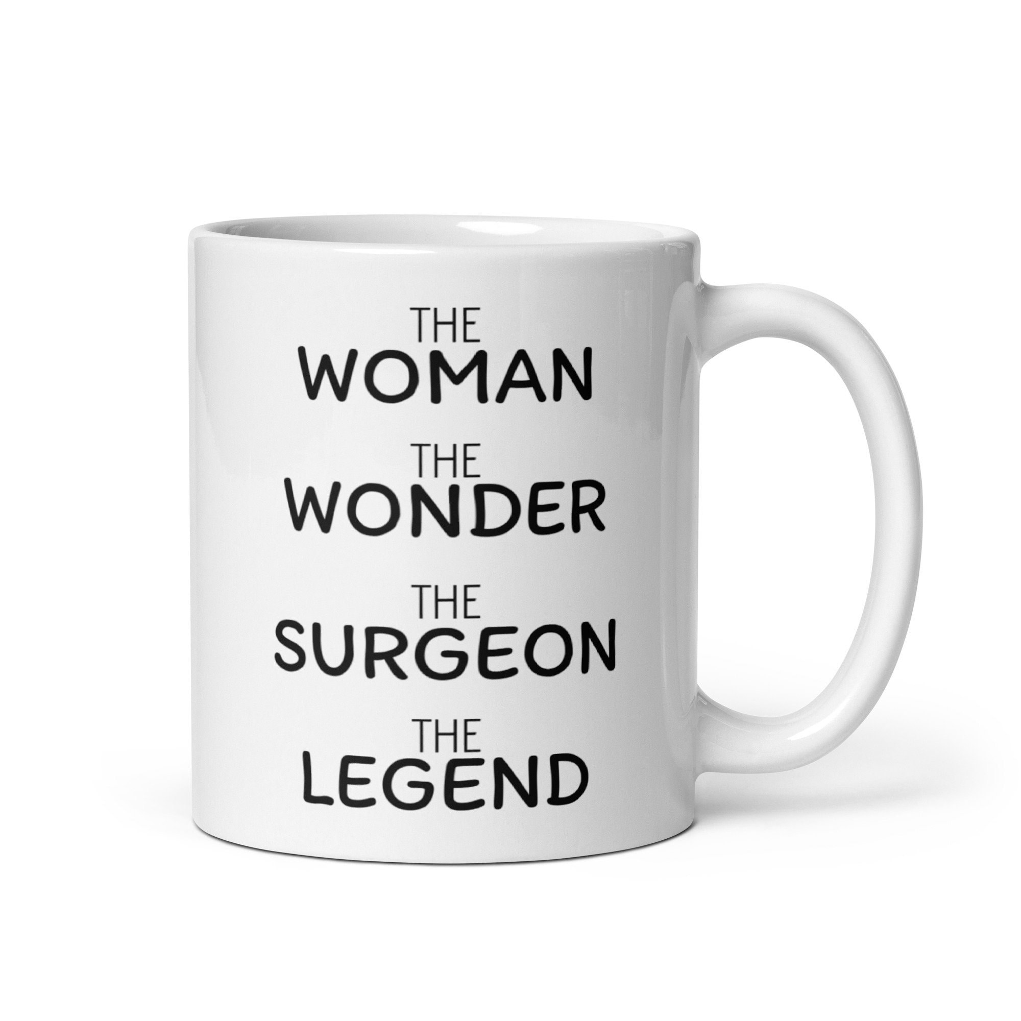 Surgeon Gift For Women, Woman Wonder Surgeon Coffee Mug, New Surgeon Gift, Surgeon Thank You New Job Secret Santa Promotion Leaving Gift