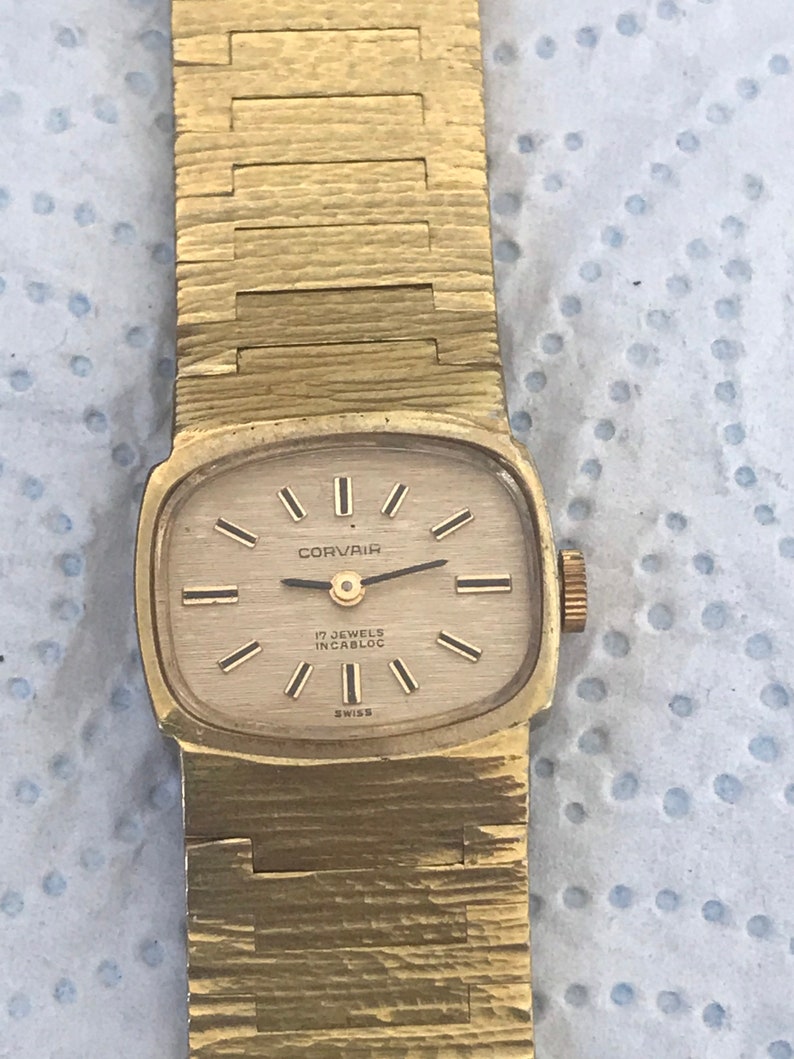 Ladies Vintage CORVAIR Hand Wind Wrist Watch Etsy UK