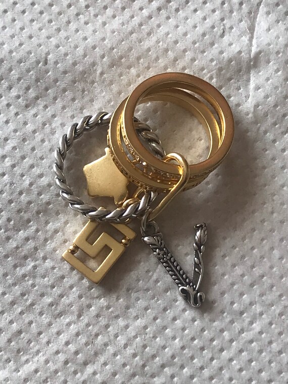 Versace charm ring deals
