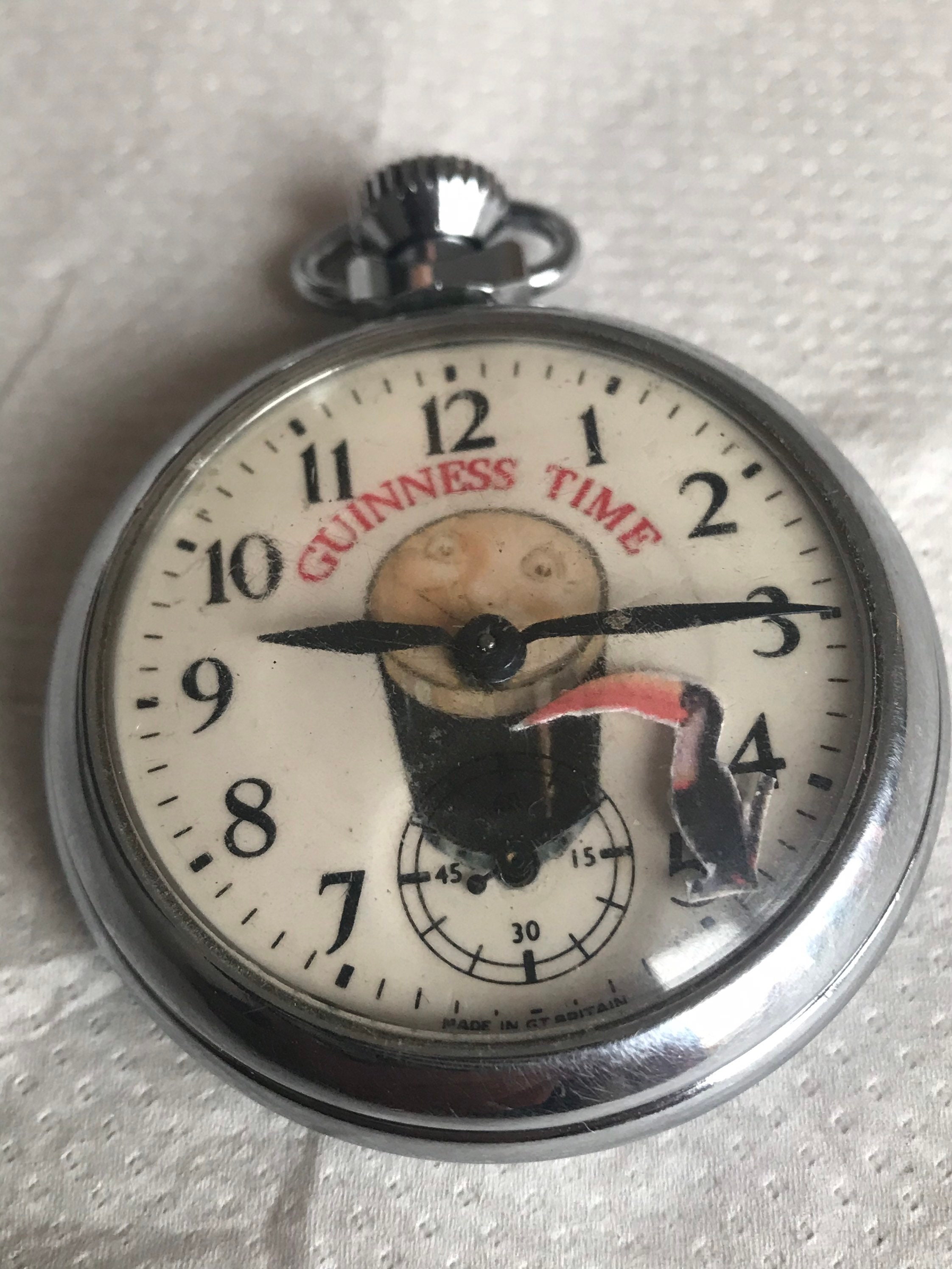 Guinness pocket hotsell watch