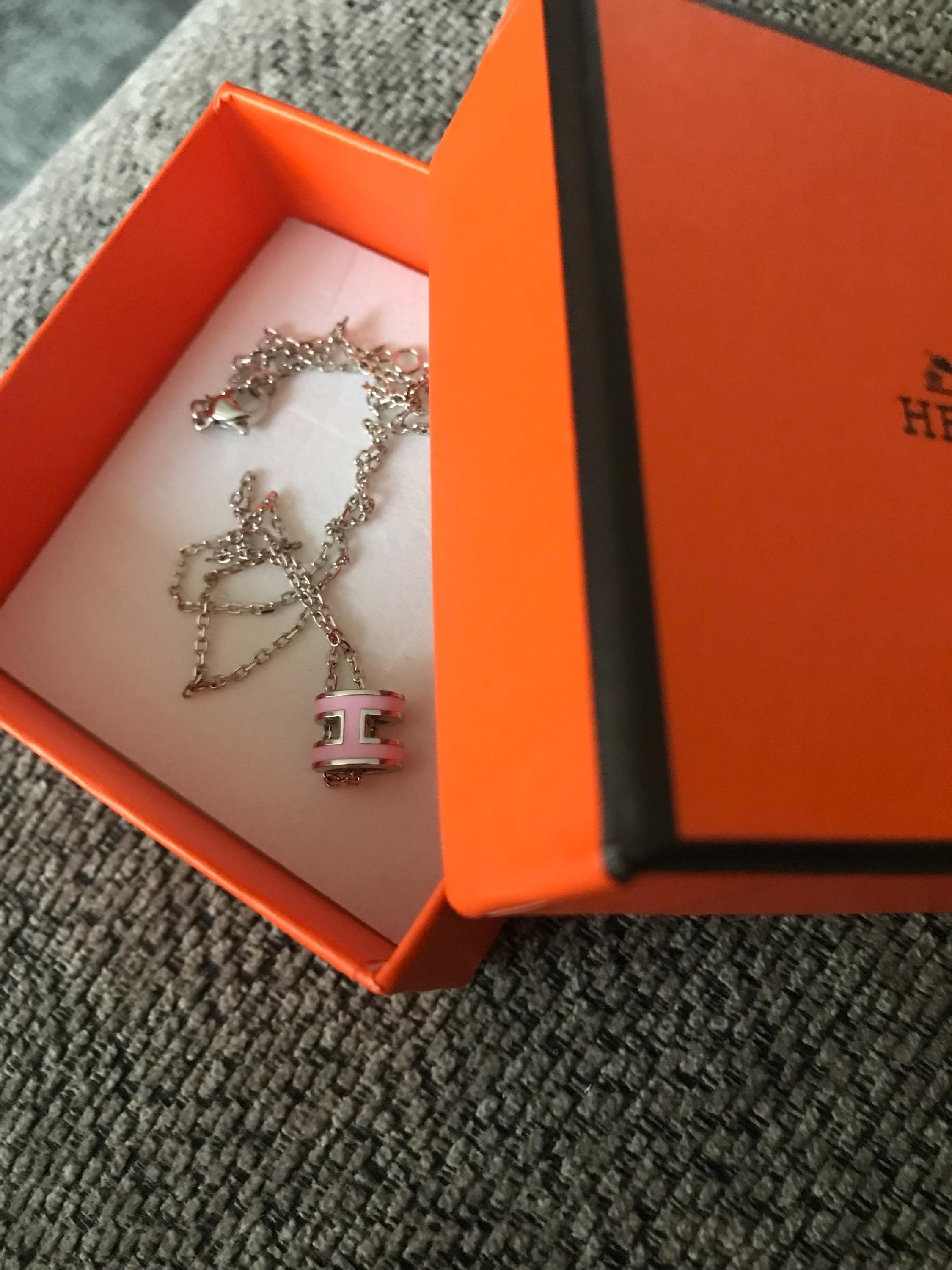 Hermes initial necklace best sale