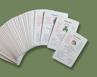 Deck Lenormand 36 cartes d'oracle avec signification