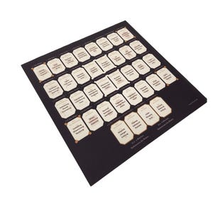 Lenormand Legetuch Häusertafel Grand Tableau Große Tafel 8x4