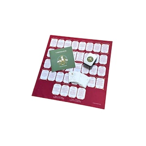 Lenormand Set de cartes d'apprentissage pour débutants 8x4+4 facile Apprendre à tirer les cartes Deck et gabarit de tirage comme tissu