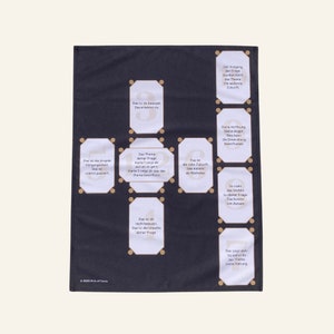 Tapis de croix celtique noir