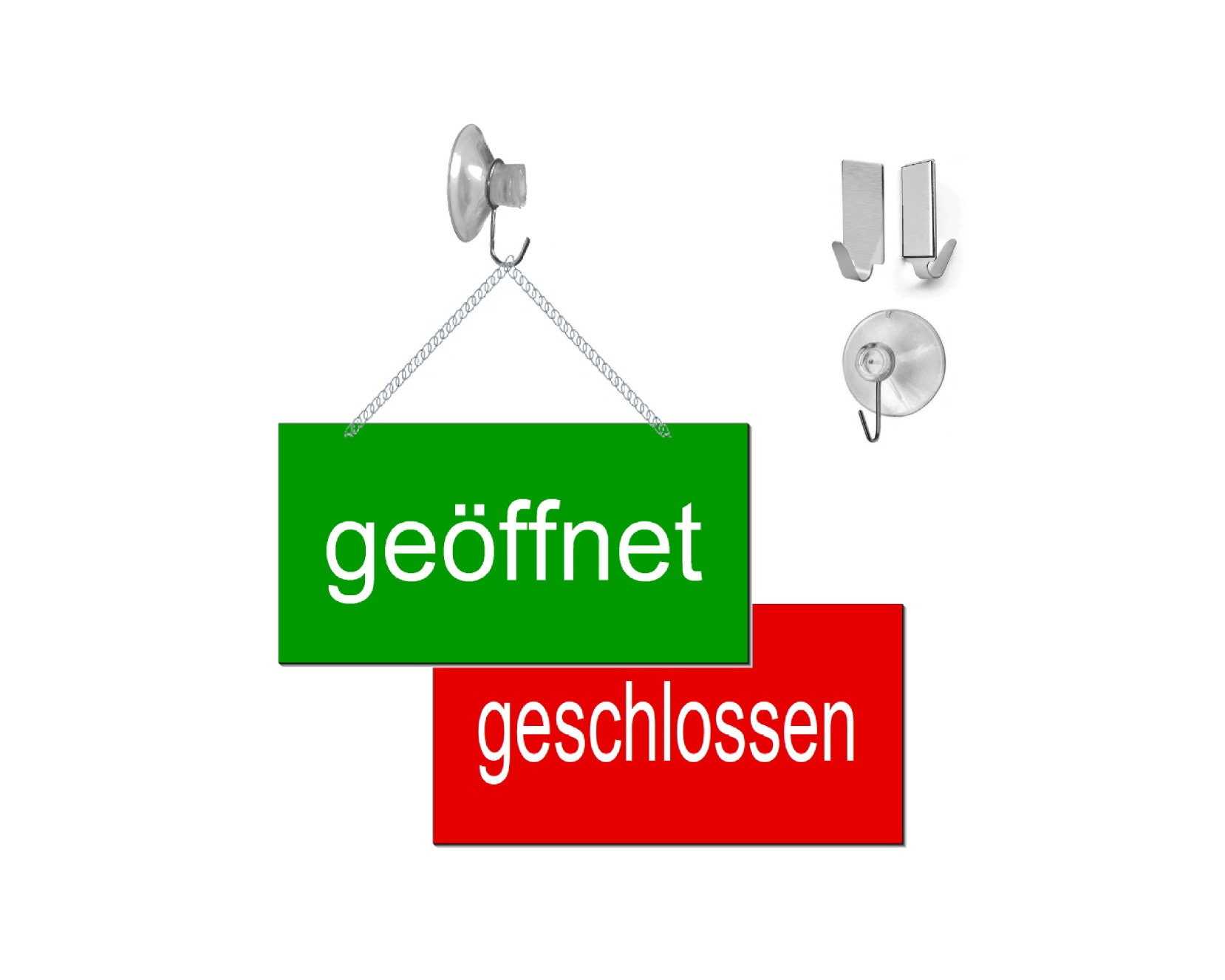 Geöffnet Geschlossen Open Closed Alu Wendeschild 20 x 10 cm Türschild Schild Geöffnet Geschlossen Open Closed Alu Wendeschild 20 x 10 cm Türschild Schild