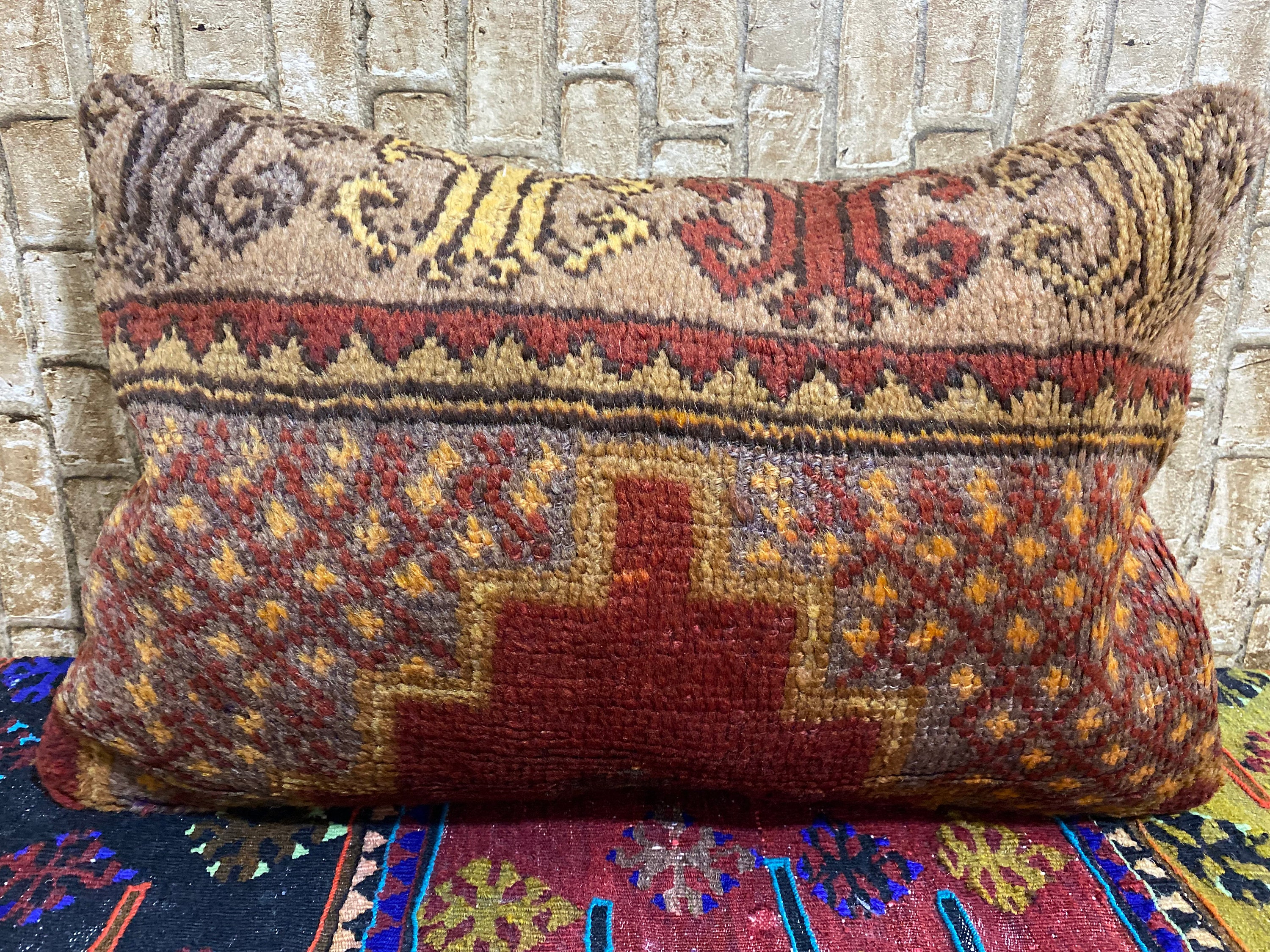 decorative pillow cushion cover bohemian pillow vintage pillow Kilim ...