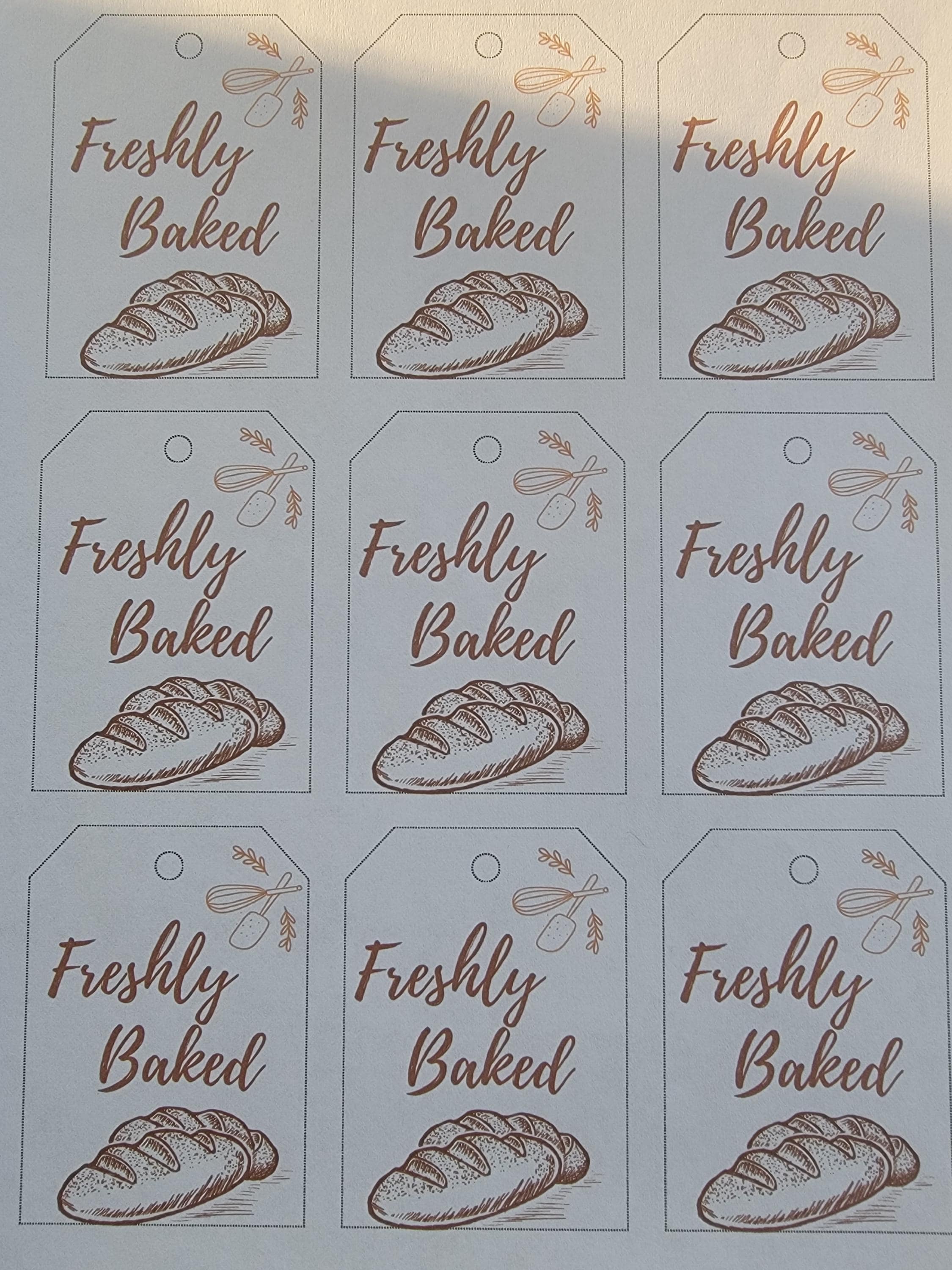Kitchen Tags Printable Gift Tags | Thank You • Homemade • Freshly Baked | Farmhouse ...