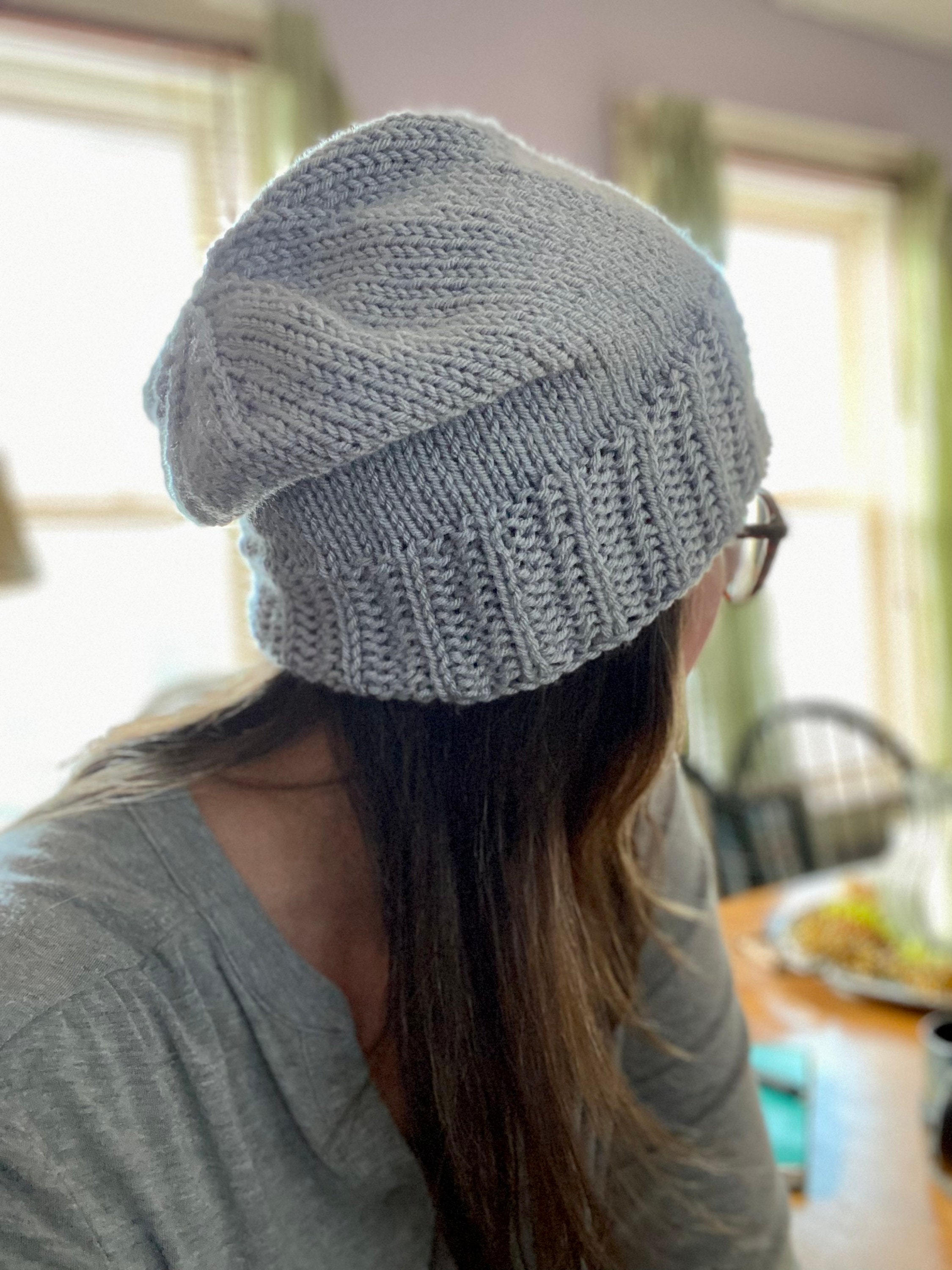 The Perfect Stylish Cozy Winter Knit Hat | A Seamless Hand