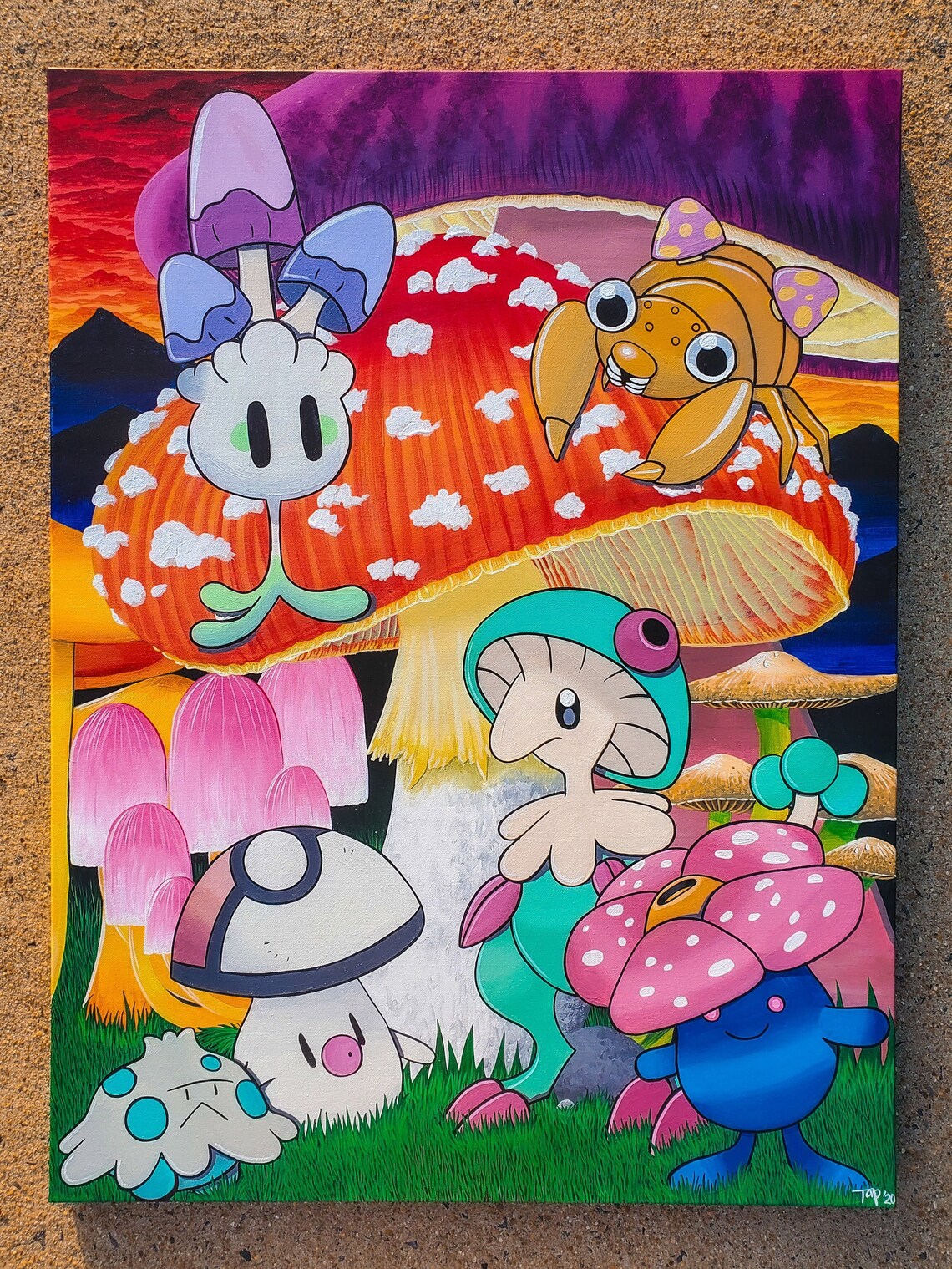 Mushroom Pokémon Etsy