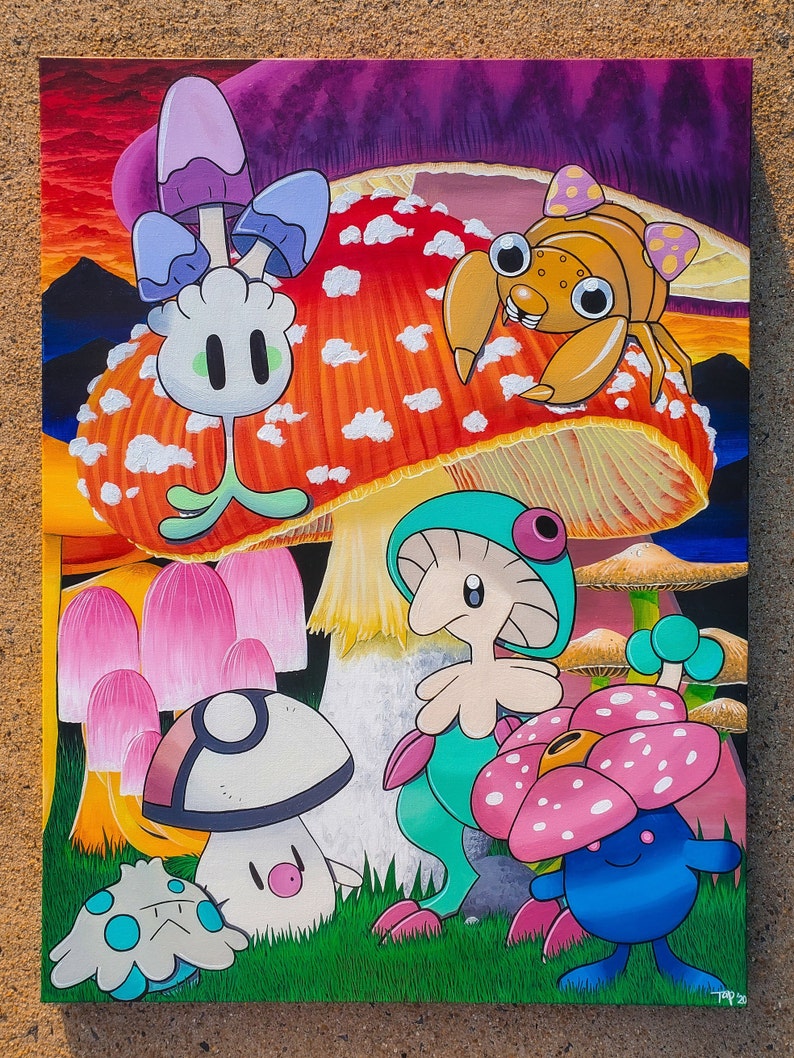 Mushroom Pokémon Etsy