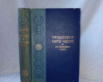 Antikes Buch: Mrs Humphrey Ward Die Geschichte von David Grieve Erstausgabe 1892 Gebundene Ausgabe