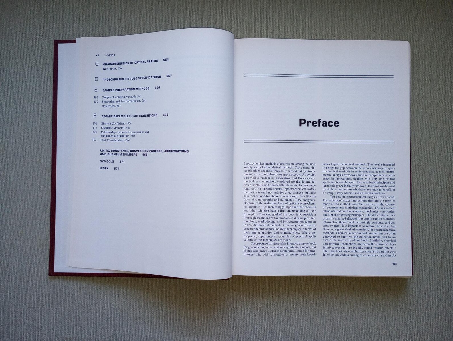 Vintage Book: Spectrochemical Analysis Stanley R Crouch James D Ingle ...