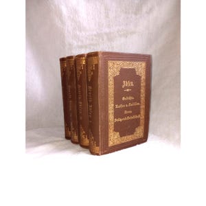 Antique Book Set: Collected Works of Henrik Ibsen Reclam&#39;s Miniature Pocket Sized Books 1888 German Language Small Books