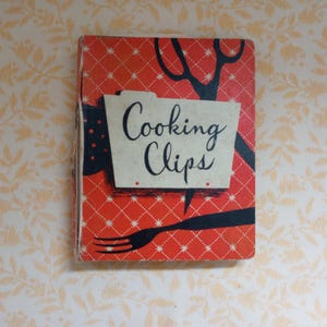 Vintage Recipe File Scrapbook: 1950s Clipped & Handwritten Cookbook