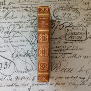 Antique Book: Earl Of Beaconsfield Works Of Benjamin Disraeli The Young Duke & Count Alarcos