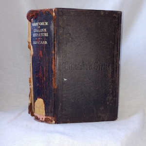 Antique Book: Compendium of English Literature Mandeville to Cowper 1871