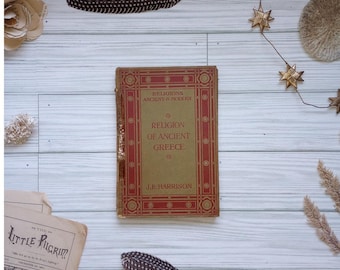 Libro antico: La religione dell'antica Grecia, edizione del 1921