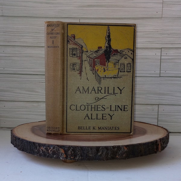 Amarilly of Clothes-Line Alley [Belle K. Maniates, 1915] / Biblioteca di libri antichi di Cape Cod, esposizione di letteratura vintage