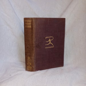 Vintage Book: Tristram Shandy by Laurence Sterne 1928 1st Modern Library Edition Novel Hardcover