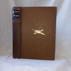 Livre ancien : Chronique de la conquête de Grenade par Washington Irving, édition Hudson, 1850