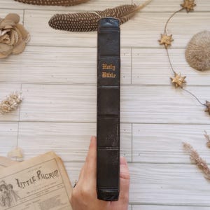 Vintage Oxford 1945 KJV Scofield Reference Bible Leatherette Binding