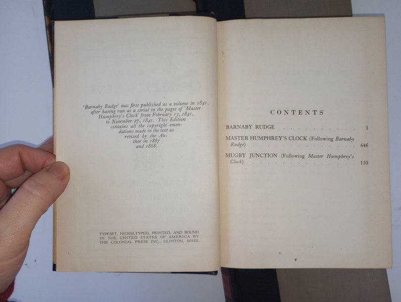The Works of Charles Dickens Cleartype Edition Vintage Book Set of 19 Volumes 1936 Red and Black