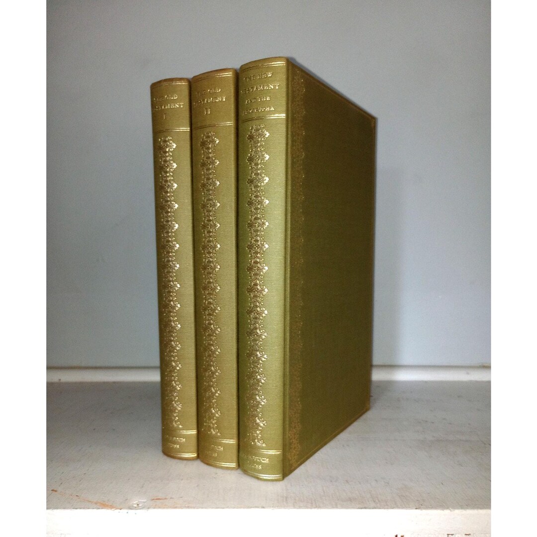 Vintage Book Set the Holy Bible: Authorized King James Version of 1611 ...