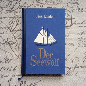 Vintage German Book: Der Seewolf The Seawolf Jack London Hardcover 1993 Illustrated