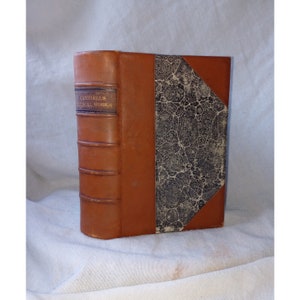 Antique Book: The Complete Poetical Works Of Thomas Campbell & A Memoir 1859 Leatherbound Binding Hardcover Antique