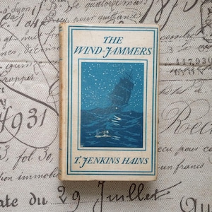 Antiker Seeroman: Die Windjammer von T. Jenkins Hains, 1899 Erstausgabe