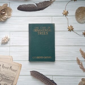 Vintage Book: First Edition The Care of Ornamental Trees 1928 Illustrated Hardcover