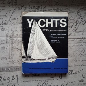 Vintage Book: Yachts Designs & Misc. L. Francis Herreshoff First Edition Vintage 1967 HCDJ