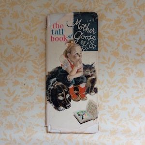 Vintage Children&#39;s Book: The Tall Book Of Mother Goose Book | First Edition early Printing 1942 Illustrated Second-Hand Picture Book Stories