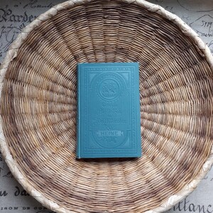Antique German Book: Heinrich Heine Samtliche Werke Der Salon II Hardcover Ornate Blue Binding