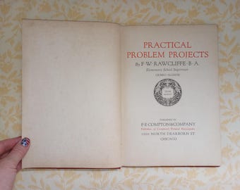 Vintage 1927 Teacher's Book: Primary & Middle School Projects