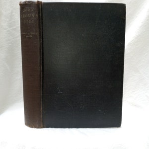 Antique Book: Stephen Vincent Benet Pulitzer Prize Poet John Brown&#39;s Body First Edition 1928 Hardcover Antique