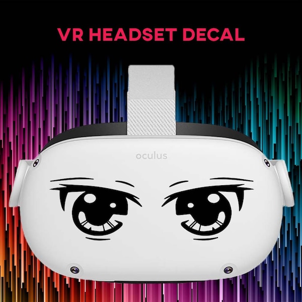 VR Headset Decal: Anime eyes