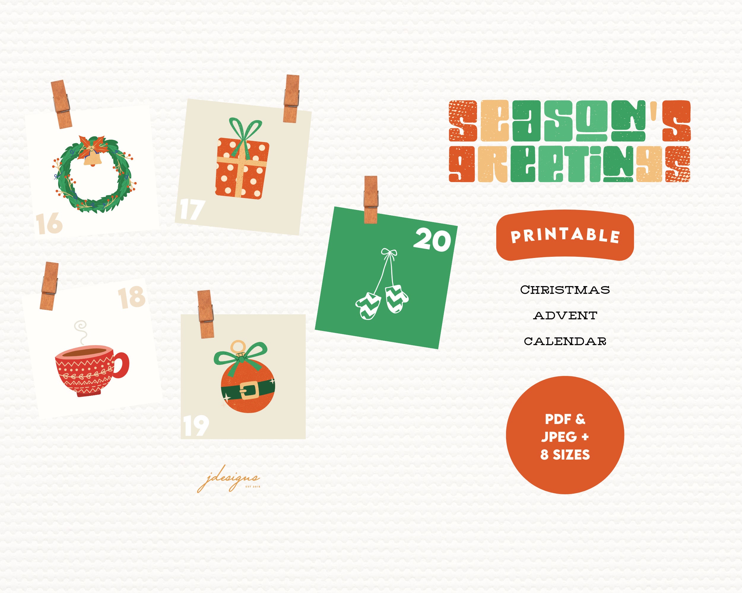 Retro Christmas Advent Printable Calendar For Kids And Adults Etsy retro-christmas-advent-printable-calendar-for-kids-and-adults-etsy