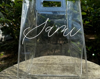 Square Clear Bag | Personalizable Bag for Parties