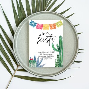 Fiesta Theme Invitation Bundle | Printable & Customizable