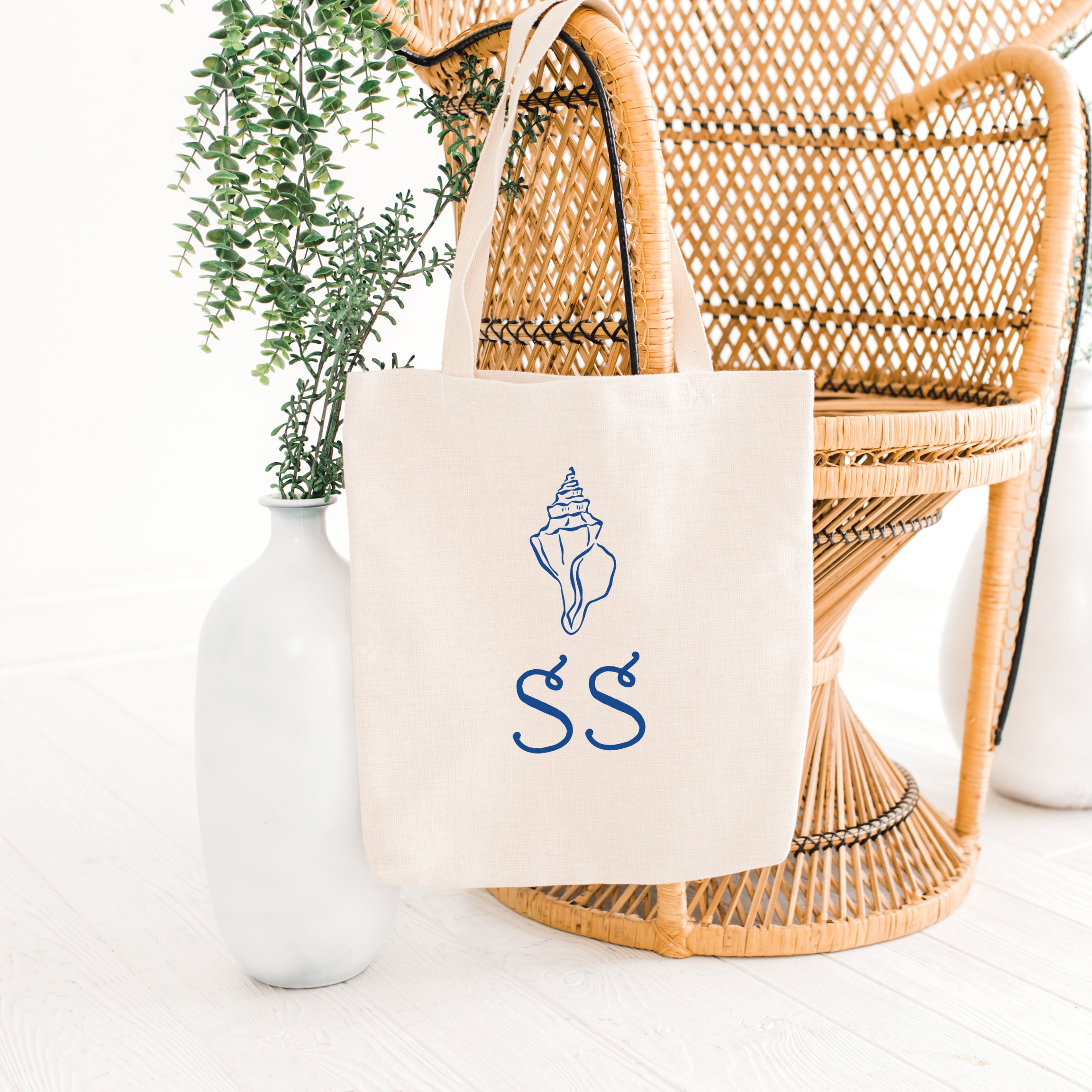 Beach Tote Bag – 'Last Toast On The Coast' Canvas, 16.55x13.7 Inch, Coastal Wedding & Bachelorette Gift For Bride - View #2