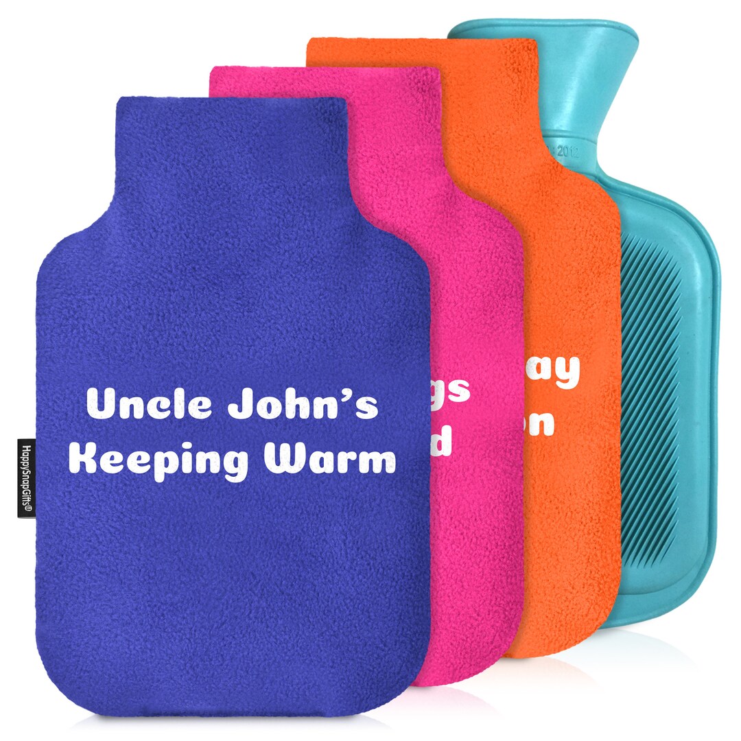 Personalised Mini Hot Water Bottle 800ml Size Etsy UK