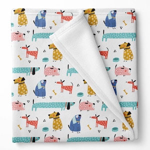Puppy Dog Baby Blanket: Soft Polar Fleece, Gender Neutral